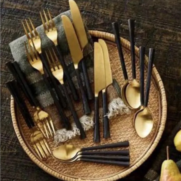 Sundance Dining Sundance Catalog Artisan Hammered Flatware Gold